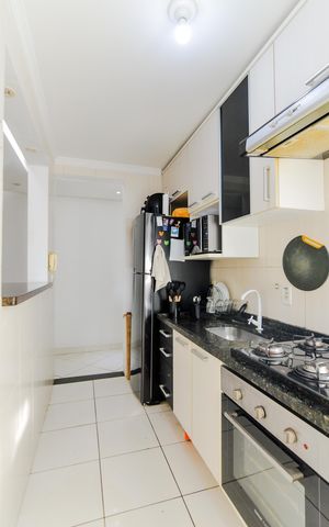 Apartamento à venda com 44m², 2 quartos e 1 vagaCozinha
