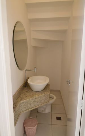 Casa de condomínio para alugar com 124m², 3 quartos e sem vagaLavabo