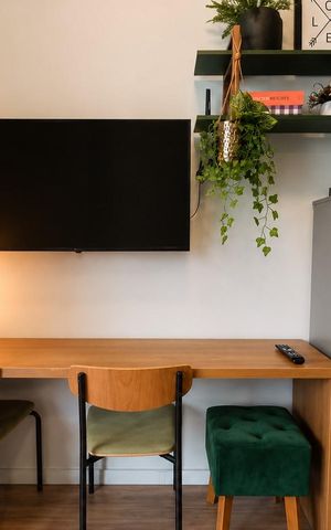 Studio à venda com 25m², 1 quarto e sem vaga Studio à venda com 25m², 1 quarto e sem vagaDormitório