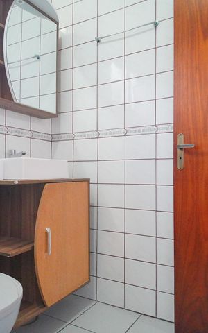 Casa de condomínio para alugar com 117m², 3 quartos e 2 vagasBanheiro da Suíte