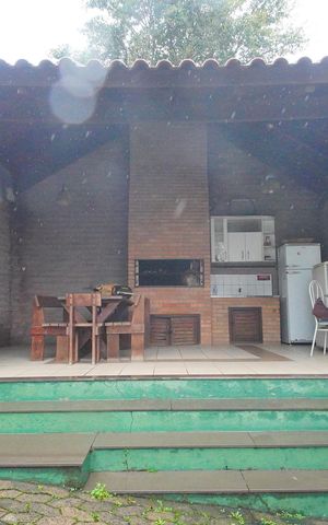 Casa de condomínio para alugar com 117m², 3 quartos e 2 vagasÁrea comum - Churrasqueira