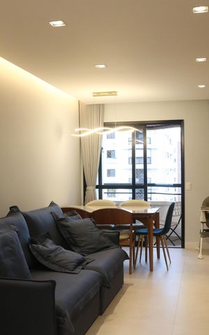 Apartamento para alugar com 74m², 2 quartos e 2 vagasSala