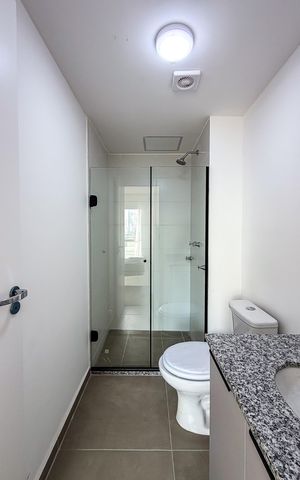 Studio para alugar com 5m², 1 quarto e sem vaga Studio para alugar com 5m², 1 quarto e sem vagaBanheiro