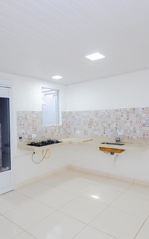 Casa para alugar com 130m², 2 quartos e 2 vagasCozinha