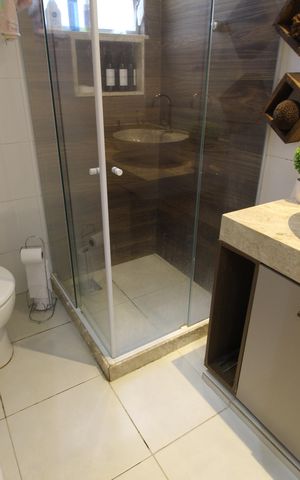 Casa de condomínio à venda com 136m², 3 quartos e 1 vagaBanheiro Social
