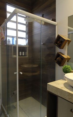 Casa de condomínio à venda com 136m², 3 quartos e 1 vagaBanheiro Social