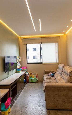 Apartamento à venda com 54m², 2 quartos e 1 vaga Apartamento à venda com 54m², 2 quartos e 1 vagaSala