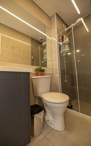 Apartamento à venda com 54m², 2 quartos e 1 vaga Apartamento à venda com 54m², 2 quartos e 1 vagaBanheiro