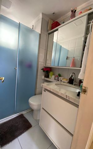 Apartamento à venda com 59m², 2 quartos e 1 vagaBanheiro