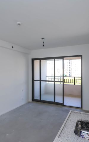 Studio à venda com 32m², 1 quarto e sem vagaquarto e cozinha