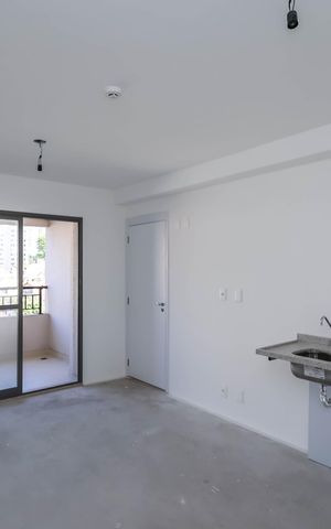 Studio à venda com 32m², 1 quarto e sem vagaquarto e cozinha