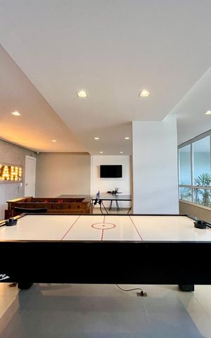 Apartamento para alugar com 45m², 2 quartos e 1 vaga Apartamento para alugar com 45m², 2 quartos e 1 vagaÁrea comum - Sala de jogos