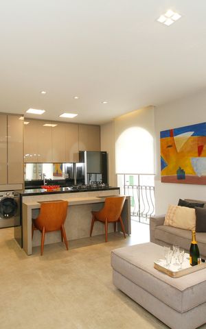 Apartamento para alugar com 72m², 1 quarto e 1 vagaSala/Cozinha