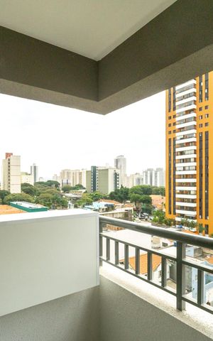 Studio para alugar com 25m², 1 quarto e sem vaga Studio para alugar com 25m², 1 quarto e sem vagaVaranda