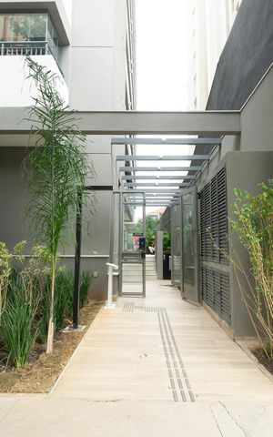 Studio para alugar com 25m², 1 quarto e sem vaga Studio para alugar com 25m², 1 quarto e sem vagaFachada