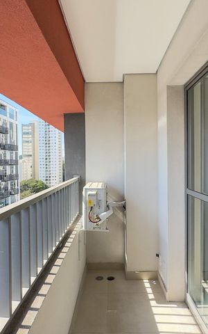 Studio à venda com 30m², 1 quarto e sem vagaSacada