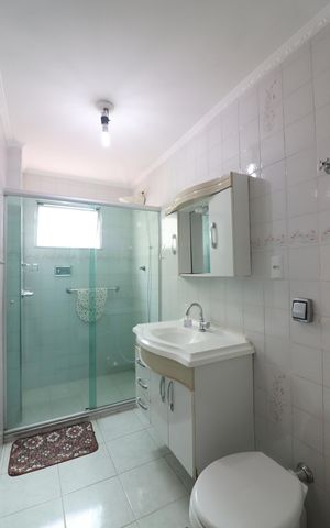 Apartamento para alugar com 57m², 2 quartos e 1 vagaBanheiro Social