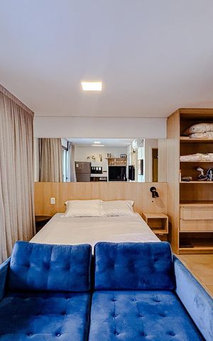 Studio para alugar com 36m², 1 quarto e 1 vagaStudio