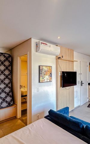 Studio para alugar com 36m², 1 quarto e 1 vagaStudio