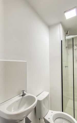 Apartamento para alugar com 39m², 2 quartos e sem vaga Apartamento para alugar com 39m², 2 quartos e sem vagaBanheiro