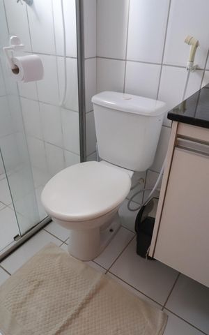 Apartamento para alugar com 63m², 3 quartos e 1 vagaBanheiro do Quarto 1