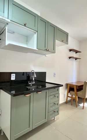 Apartamento para alugar com 25m², 1 quarto e sem vaga Apartamento para alugar com 25m², 1 quarto e sem vagaCozinha