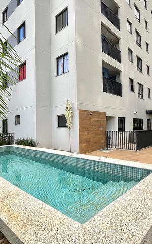 Apartamento para alugar com 25m², 1 quarto e sem vaga Apartamento para alugar com 25m², 1 quarto e sem vagaÁrea comum - Piscina