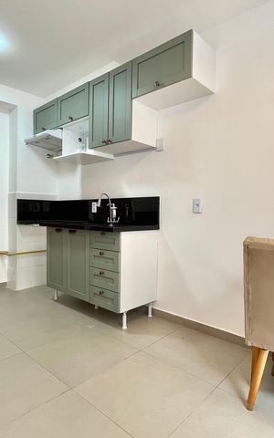 Apartamento para alugar com 25m², 1 quarto e sem vaga Apartamento para alugar com 25m², 1 quarto e sem vagaSala