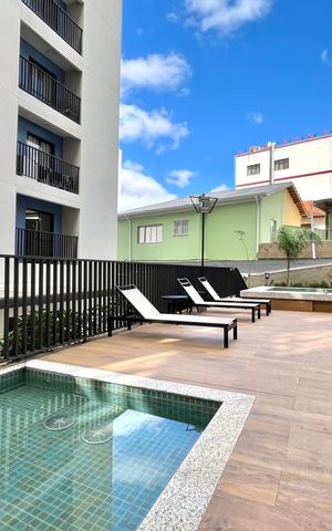Apartamento para alugar com 25m², 1 quarto e sem vaga Apartamento para alugar com 25m², 1 quarto e sem vagaÁrea comum - Piscina