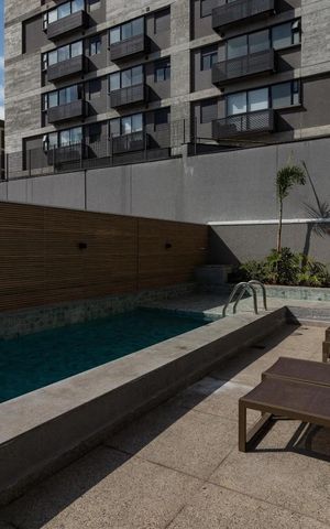 Apartamento para alugar com 29m², 1 quarto e sem vaga Apartamento para alugar com 29m², 1 quarto e sem vagaÁrea comum - Piscina