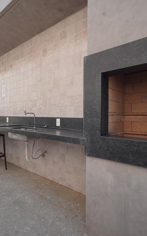 Apartamento para alugar com 45m², 1 quarto e 1 vagaChurrasqueira 
