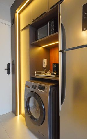 Apartamento para alugar com 45m², 1 quarto e 1 vagaCozinha/Área de Serviço