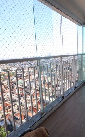 Apartamento à venda com 58m², 2 quartos e 1 vagaVaranda