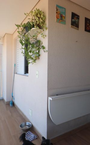 Apartamento à venda com 58m², 2 quartos e 1 vagaVaranda