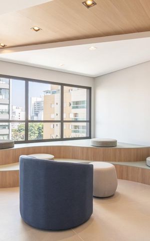 Studio para alugar com 25m², 1 quarto e sem vaga Studio para alugar com 25m², 1 quarto e sem vagaÁrea comum - Coworking Lounge