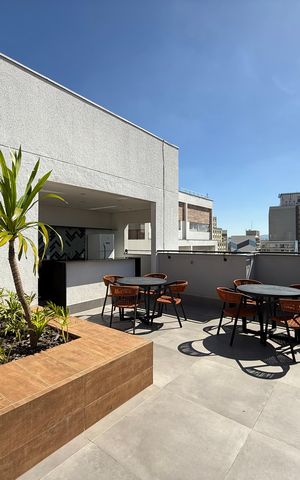 Apartamento para alugar com 29m², 1 quarto e sem vaga