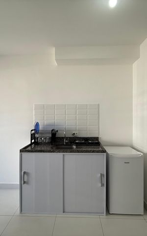 Apartamento para alugar com 29m², 1 quarto e sem vaga