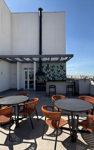 Apartamento para alugar com 29m², 1 quarto e sem vaga