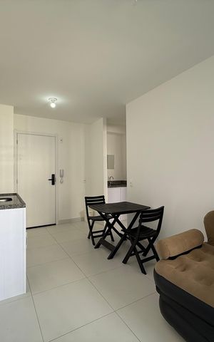 Apartamento para alugar com 29m², 1 quarto e sem vaga