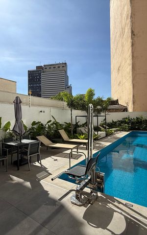 Apartamento para alugar com 29m², 1 quarto e sem vaga