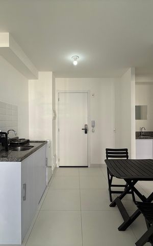 Apartamento para alugar com 29m², 1 quarto e sem vaga