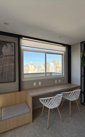 Apartamento para alugar com 29m², 1 quarto e sem vaga