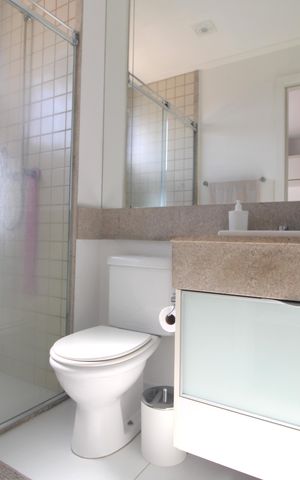 Apartamento para alugar com 160m², 3 quartos e 2 vagasBanheiro da suíte 2