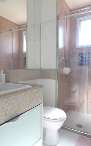 Apartamento para alugar com 160m², 3 quartos e 2 vagasBanheiro da suíte 3