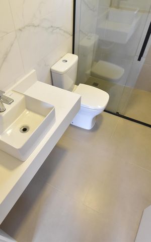 Casa de condomínio à venda com 234m², 3 quartos e 4 vagasBanheiro da Suíte 3