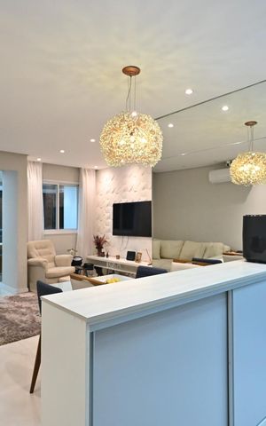 Apartamento à venda com 73m², 2 quartos e 2 vagasSala