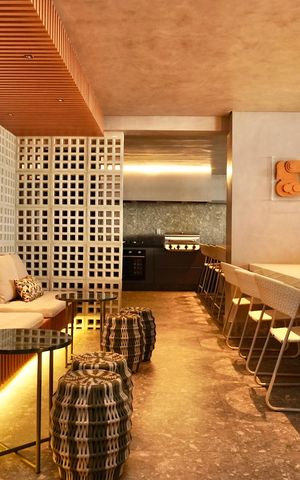 Apartamento para alugar com 135m², 4 quartos e 3 vagas Apartamento para alugar com 135m², 4 quartos e 3 vagasÁrea comum - Espaço Gourmet