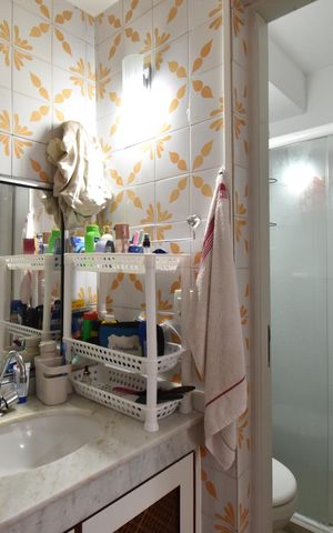 Apartamento à venda com 77m², 3 quartos e 1 vagaBanheiro