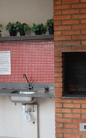 Apartamento à venda com 45m², 2 quartos e 1 vaga Apartamento à venda com 45m², 2 quartos e 1 vagaÁrea comum - Churrasqueira