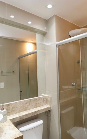 Apartamento para alugar com 52m², 2 quartos e 1 vaga Apartamento para alugar com 52m², 2 quartos e 1 vagaBanheiro